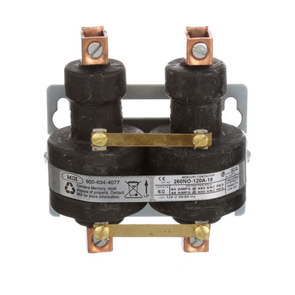 Mercury Contactor 120V 60A 1Ph